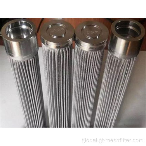 Sintered Filter Melt Polymer Strainer Oil Pleated Filter Factory